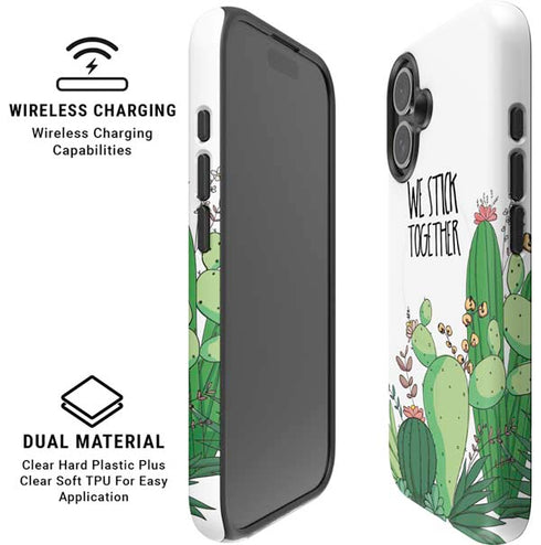 We Stick Together iPhone 16 Plus Magsafe Impact Case